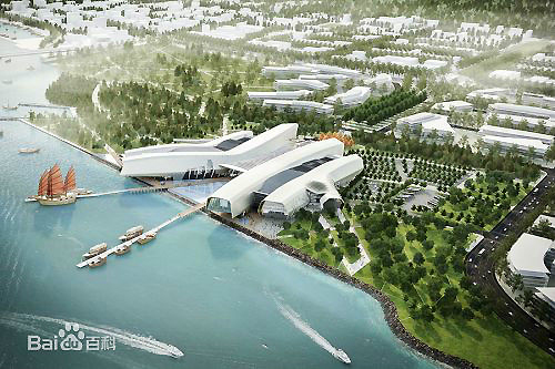 National Maritime Museum of China, one of the 'top 10 postmodern buildings under construction' by China.org.cn.