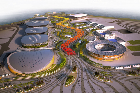 Venues of the 2016 Summer Olympics, one of the 'top 10 postmodern buildings under construction' by China.org.cn.