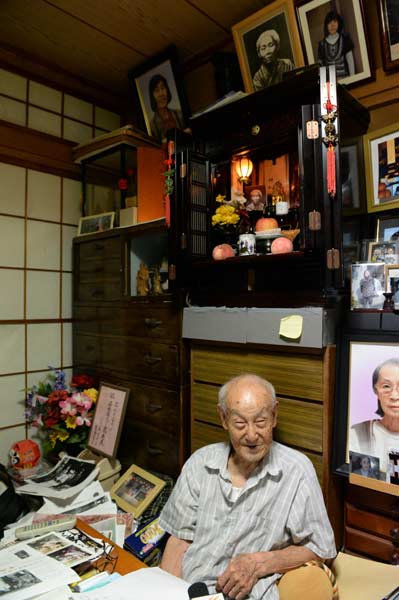 Kobayashi Kancho says he thanks the Chinese people for bringing him a new life, Aug 12, 2015. [Photo/Xinhua]