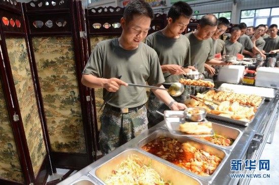 舌尖上的阅兵训练基地