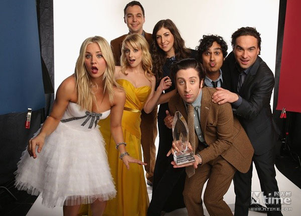 The main stars of 'The Big Bang Theory'. The stars of popular sitcom 'The Big Bang Theory' top the new list of the highest-paid actors on television. [Photo: mtime.com]