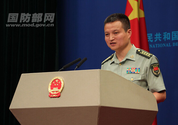 Spokesman of Ministry of National Defense Yang Yujun. [Photo/www.mod.gov.cn]