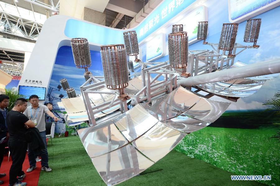 New energy exhibition held during China-Arab States Expo 2015