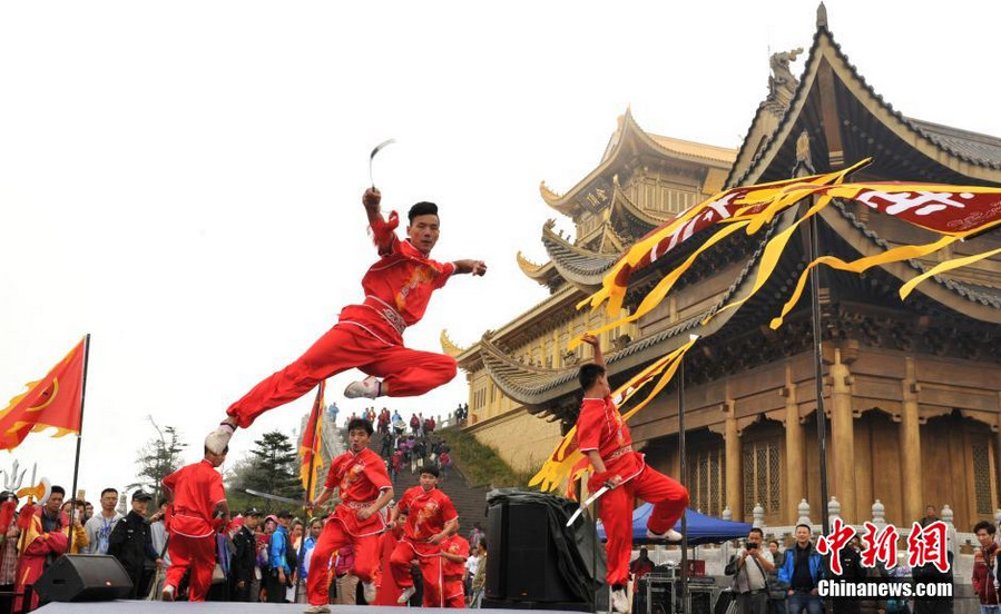 Kung Fu masters offer a grand feast