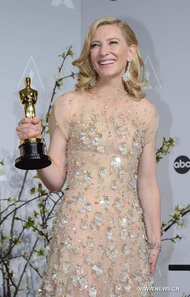 Cate Blanchett Honored BFI Fellowship Award - China.org.cn