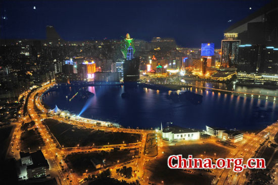 Macao, China, one of the 'top 10 overseas destinations of Chinese tourists' by China.org.cn.