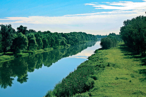 A scenery along the bank of the Wenyu River in north Beijing. The capital city and neighboring Hebei Province will combine land to develop a national park stretching dozens of miles in northern China. [Photo/Beijing Municipal Bureau of Landscape and Forestry] 