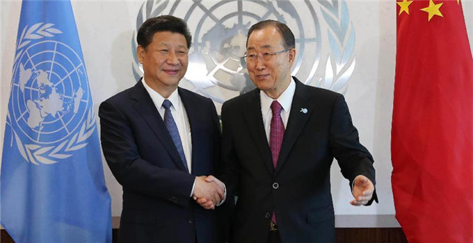 Xi reaffirms support for UN authority, urges more co-op