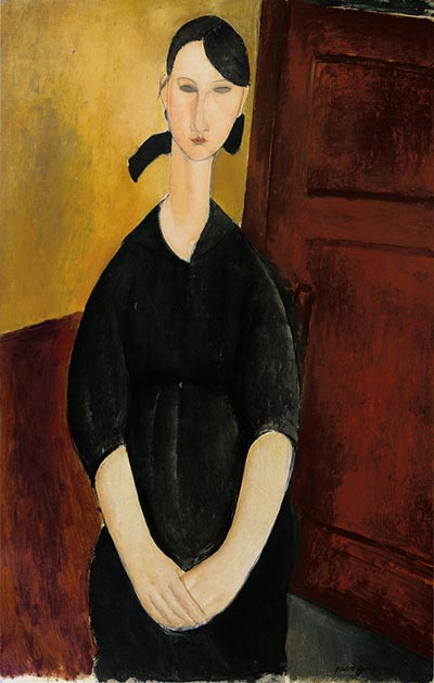 Amedeo Modigliani, Portrait of Paulette Jourdain (US$42 million). [Photo provided to China Daily]