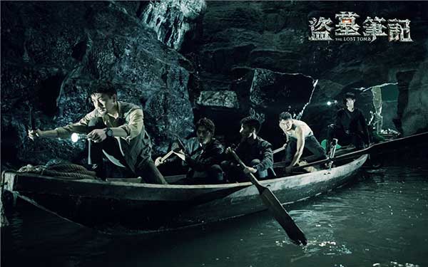 IQiyi has grown into one of the country's biggest video websites. Popular TV series like The Journey of Flower and The Lost Tomb (above) broadcast on the website have drawn huge audiences. [Photo provided to China Daily]