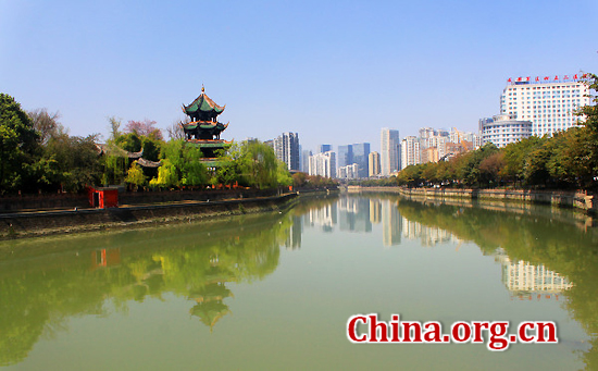Chengdu, Sichuan Province, one of the 'top 10 best-performing large cities in China' by China.org.cn.