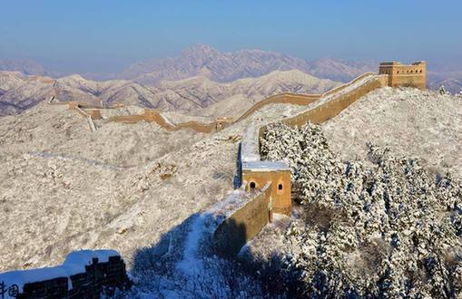 Magnificent Great Wall Covered With Snow - China.org.cn