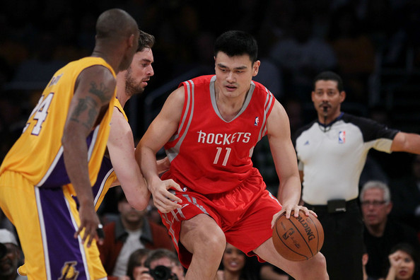 why is yao ming's first name on jersey