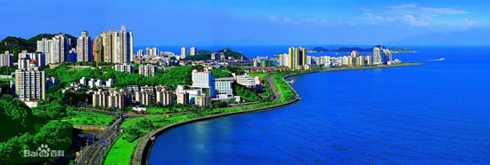 Zhuhai, Guangdong Province, one of the 'top 10 richest cities in China' by China.org.cn.