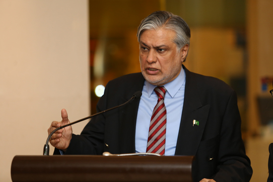 Pakistan's Federal Minister of Finance Senator Mohammad Ishaq Dar arrived in Beijing yesterday to attend AIIB inaugural meeting over the weekend. 