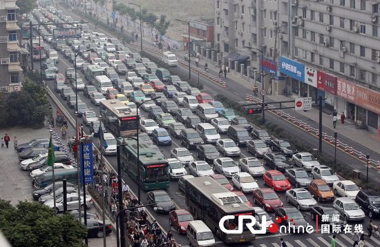 Hangzhou, one of the 'Top 10 Chinese cities with the worst traffic' by China.org.cn