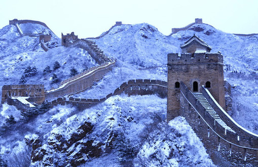 Snow Scenery Of Jinshanling Great Wall - China.org.cn