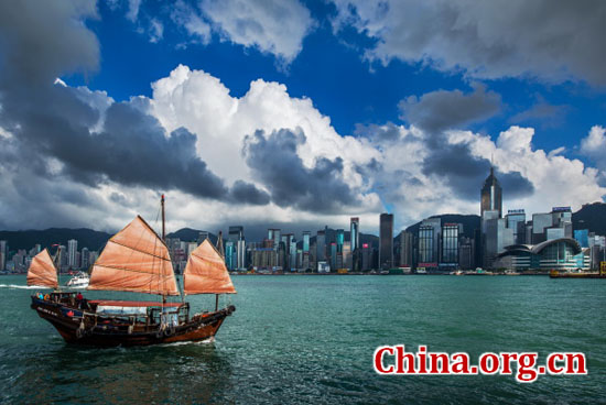 Hong Kong, one of the 'top 10 city destinations in the world' by China.org.cn.