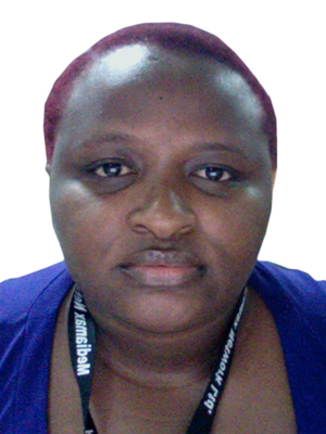 Caroline Mwangi, an editor working with K24 TV in Kenya 