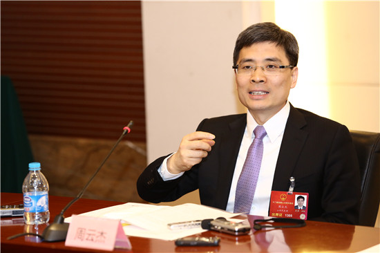 Zhou Yunjie, a deputy to the National People's Congress (NPC) and rotating president of Haier Group.[Photo/China.org.cn]