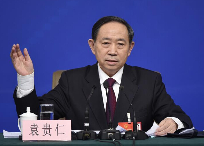 Chinese Education Minister Yuan Guiren answers questions at a press conference about the reform and development of China's eduaction on the sidelines of the fourth session of China's 12th National People's Congress in Beijing, capital of China, March 10, 2016. (Xinhua/Chen Yichen) 
