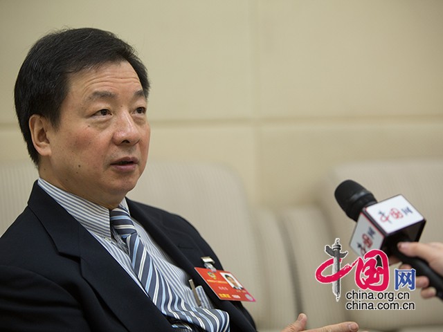 Political advisor Zhou Mingwei said that innovation in all aspects is paramount to better publicity and telling Chinese stories is the best way of explaining China to the international community. [Photo/China.org.cn]