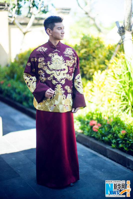 Actor Nicky Wu and actress Liu Shishi hold their wedding ceremony in Bali, Indonesia on March 20, 2016.