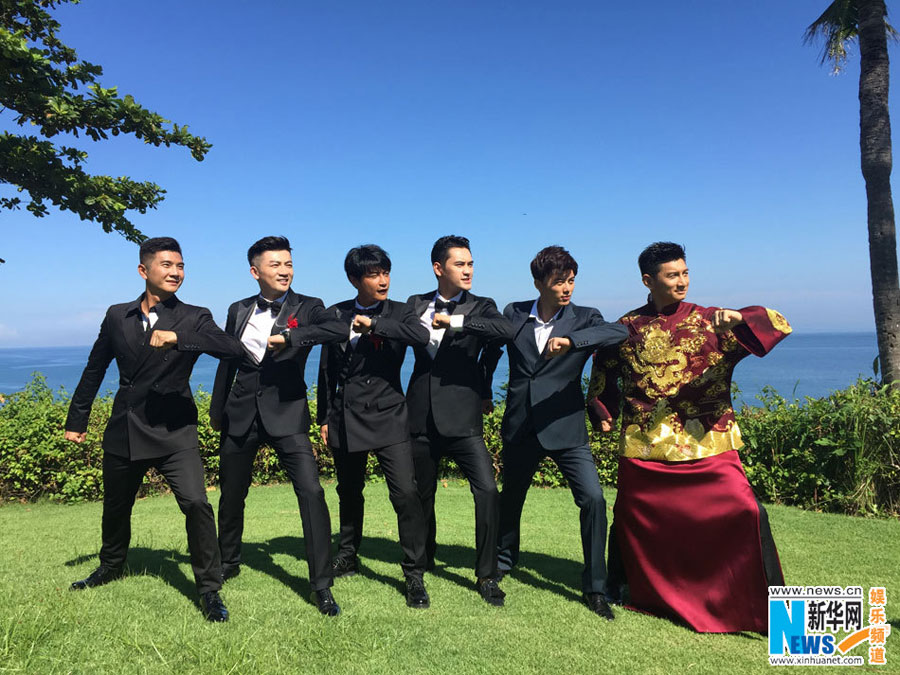 Actor Nicky Wu and actress Liu Shishi hold their wedding ceremony in Bali, Indonesia on March 20, 2016.