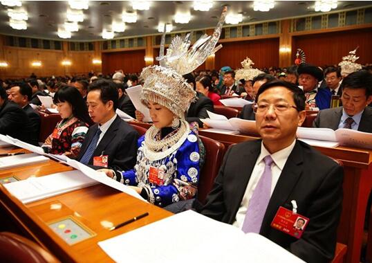 The 4th session of the 12th National People's Congress opens at the Great Hall of the People in Beijing on March 5.