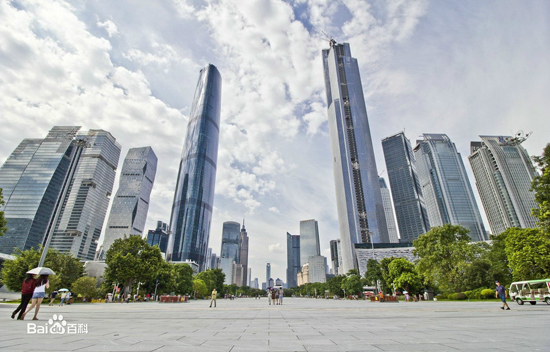 Guangzhou, Guangdong Province, one of the 'top 10 richest Chinese cities' by China.org.cn.