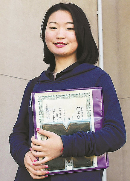 Zhou Hailun, 17-year-old studying in California [Photo/China Daily]