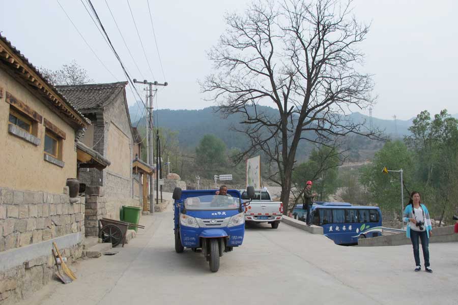 A view of Luotuowan village, Fuping county in Hebei province. [Photo by Wu Yan/chinadaily.com.cn]