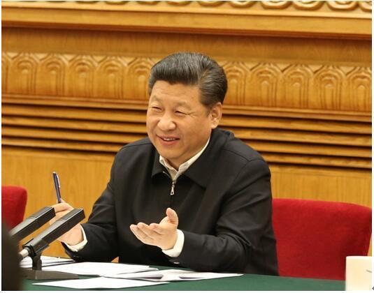 Chinese President Xi Jinping, also head of the central internet security and informatization leading group, presides over a symposium on cyberspace security and informatization in Beijing, April 19, 2016.