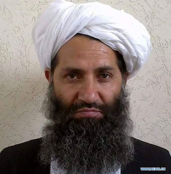 Undated photo released by Afghan Islamic Press (AIP), a Pakistan-based Afghan news agency, on May 25, 2016 to local media shows the new leader of Afghan Taliban Mullah Haibatullah Akhundzada. [Photo/Xinhua] 
