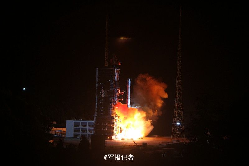 China launches the 23rd BeiDou Navigation Satellite from the Xichang Satellite Launch Center in southwest China's Sichuan Province, June 12, 2016. [Photo: weibo.com]