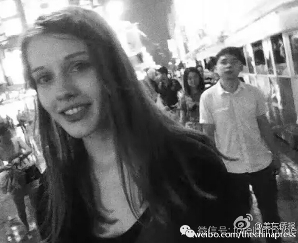 Daria has been in Shanghai for three months. [Photo/Weibo.com]