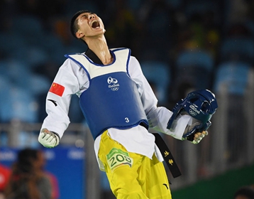 Zhao Shuai wins China's first gold medal in men's taekwondo