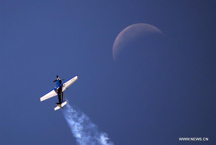 . The aviation camp of the event attracted a lot of visitors on Saturday