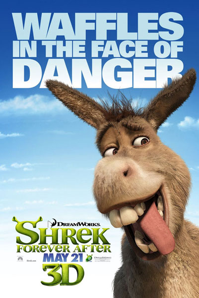 A poster of Shrek 4. [Photo: sfs-cn.com]