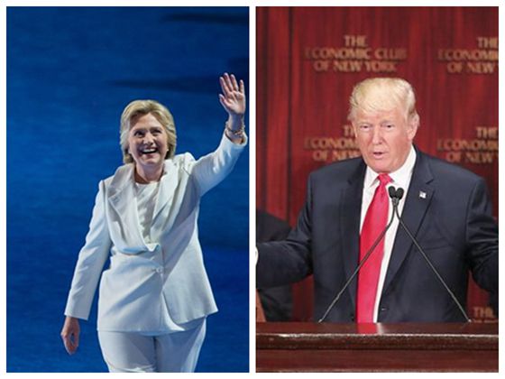U.S. Presidential candidates Donald Trump and Hillary Clinton are headed toward their first presidential debate on Monday. [Photo/Xinhua]