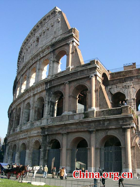 Rome, Italy, one of the 'top 10 cities for Chinese long distance foreign travel' by China.org.cn.