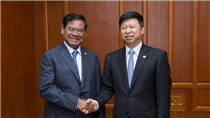 CPC senior official meets Cambodian delegation