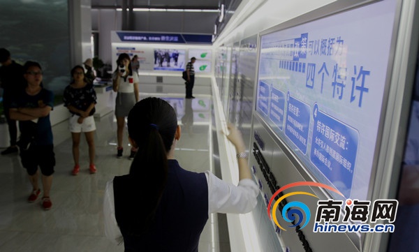 全国融媒体海南行采访团走进琼海博鳌乐城国际医疗旅游先行区。 [南海网 陈望 摄]