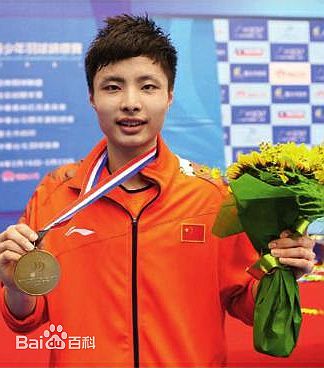 Shi Yuqi, one of the 'top 10 men's singles badminton players' by China.org.cn.