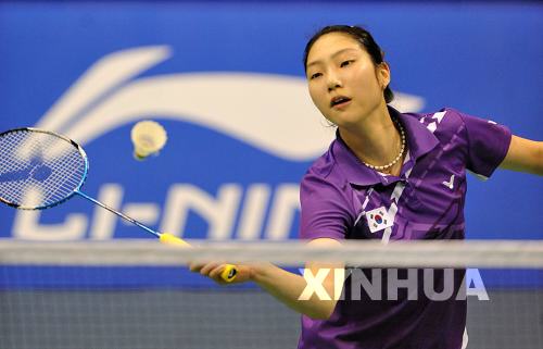 Sung Ji Hyun, one of the 'top 10 women's singles badminton players by China.org.cn.
