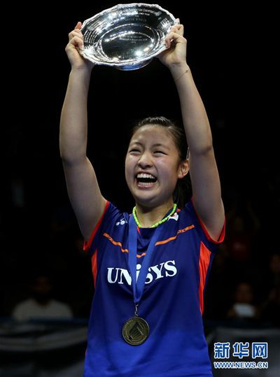 Nozomi Okuhara, one of the 'top 10 women's singles badminton players by China.org.cn.