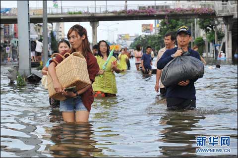 Thailand, one of the 'top 10 countries most affected by extreme weather' by China.org.cn.