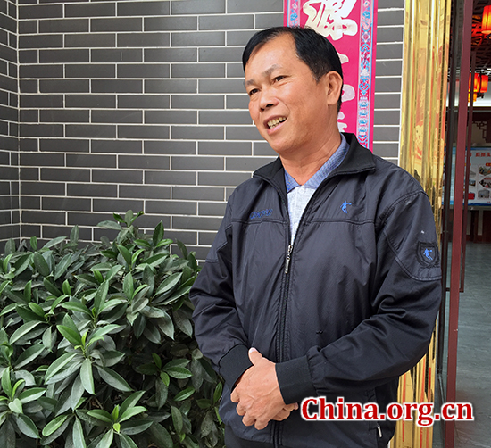 Wei Ruipeng has moved from his rural home to the new town.
