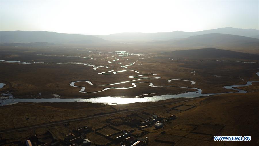 Aerial Photos Show Maqu Wetland In Northwest China's Gansu - China.org.cn