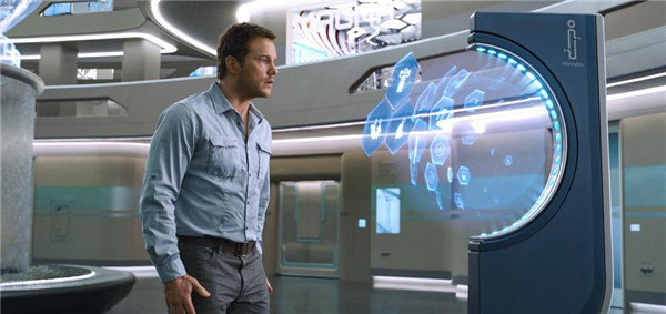 Passengers, starring Jennifer Lawrence and Chris Pratt, has recently made waves on China's big screen. [Photo provided to China Daily]